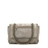 Jerome Dreyfuss shoulder bag in taupe suede and taupe leather - 360 thumbnail