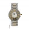 Reloj Cartier Must 21 de oro chapado y acero Circa 1990 - 360 thumbnail