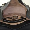 Fendi Selleria handbag in black grained leather - Detail D2 thumbnail