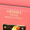 Sac à main Hermes Kelly 35 cm en cuir togo rouge Geranium - Detail D4 thumbnail