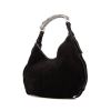 Yves Saint Laurent Mombasa handbag in black suede - 00pp thumbnail