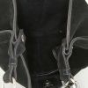 Bolso de mano Yves Saint Laurent Mombasa en ante negro - Detail D2 thumbnail