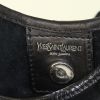 Bolso de mano Yves Saint Laurent Mombasa en ante negro - Detail D3 thumbnail