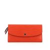 Portafogli Louis Vuitton Emilie in pelle Epi arancione - 360 thumbnail