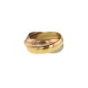 Cartier Trinity large model ring in yellow gold,  pink gold and white gold - 00pp thumbnail