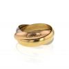 Cartier Trinity large model ring in yellow gold,  pink gold and white gold - 360 thumbnail