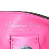 Dior Diorissimo large model handbag in blue grained leather - Detail D4 thumbnail