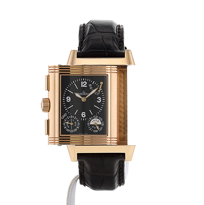 Orologio Jaeger-LeCoultre Reverso Grande Gmt in oro rosa Ref :  240218 Circa  2011 - Detail D2