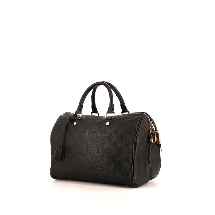 Louis Vuitton Speedy Womens Handbags, Black
