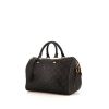 Bolso de mano Louis Vuitton Speedy 30 en cuero monogram huella negro - 00pp thumbnail