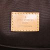 Borsa Louis Vuitton Bellevue in pelle verniciata monogram bordeaux e pelle naturale - Detail D3 thumbnail