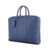 Borsa portadocumenti Louis Vuitton in pelle blu a scacchi - 00pp thumbnail