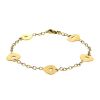Poiray Coeur Secret bracelet in yellow gold - 00pp thumbnail