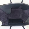 Celine Tie Bag large model handbag in dark blue leather - Detail D2 thumbnail