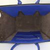 Celine Tie Bag medium model handbag in electric blue leather - Detail D2 thumbnail