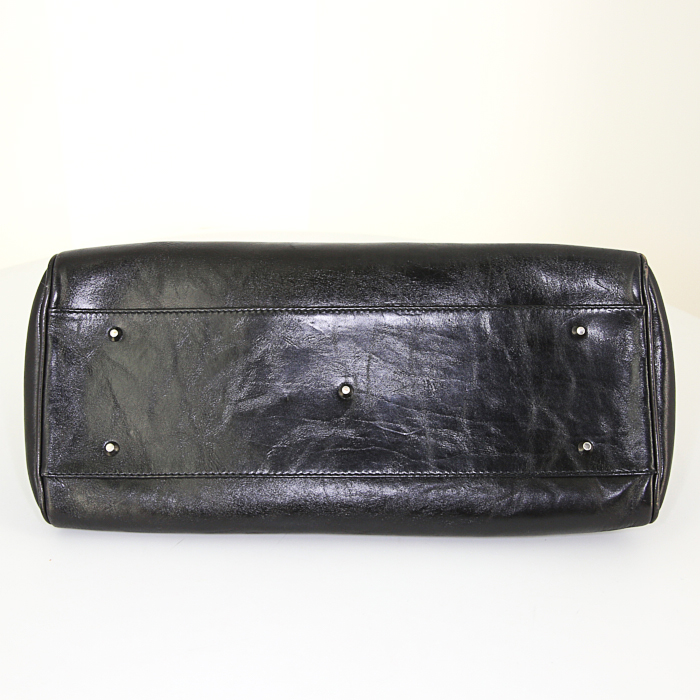 Dior Piercing handbag in black leather - Detail D4