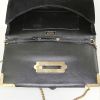 Prada Cahier shoulder bag in black velvet - Detail D2 thumbnail