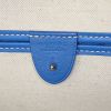 Shopping bag Goyard Artois in tela monogram cerata blu e pelle blu - Detail D3 thumbnail