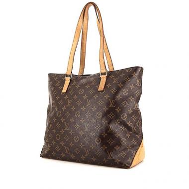 Bolso Cabás Louis Vuitton Piano en lona Monogram revestida y cuero natural