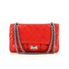 Chanel 2.55 handbag in red patent quilted leather - 360 thumbnail