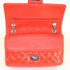Chanel 2.55 handbag in red patent quilted leather - Detail D5 thumbnail