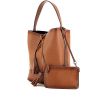 Louis Vuitton handbag in brown shading leather - 00pp thumbnail