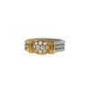 Fred Force 10 ring in stainless steel,  yellow gold and diamonds - 00pp thumbnail