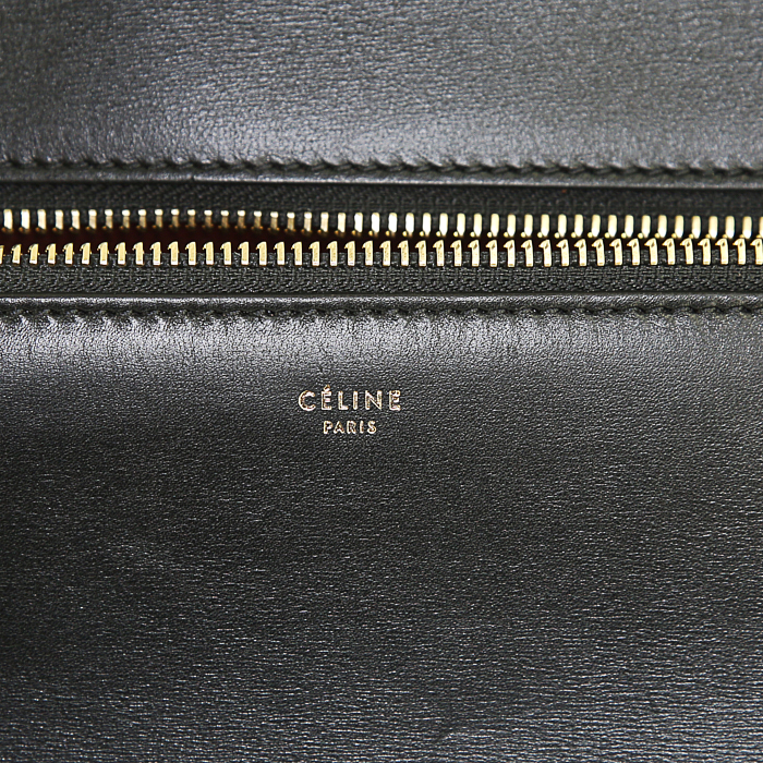 Celine Edge handbag in black leather - Detail D3