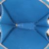 Billetera Louis Vuitton en charol Monogram azul - Detail D2 thumbnail