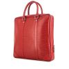 Borsa portadocumenti Louis Vuitton in pelle Epi rossa - 00pp thumbnail