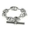 Bracciale Hermes Chaine d'Ancre modello grande in argento - 00pp thumbnail