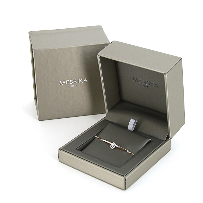 Bracciale Messika Glam'Azone in oro rosa e diamanti