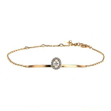 Bracciale Messika Glam'Azone in oro rosa e diamanti