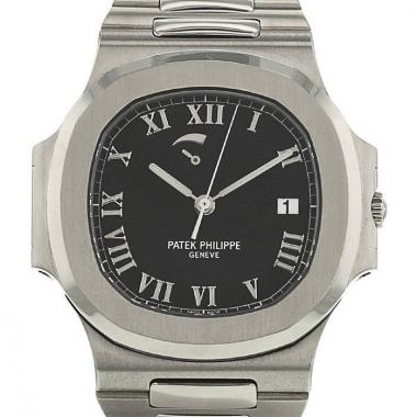 Orologio Patek Philippe Nautilus in acciaio Ref :  3710 Circa  2000