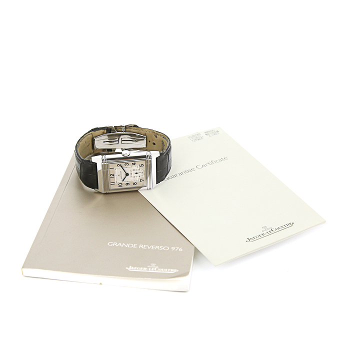 Montre Jaeger Lecoultre Reverso en acier Ref :  273804 Vers  2013 - Detail D2