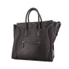 Celine Luggage large model handbag in black grained leather - 00pp thumbnail