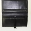 Billetera Hermès Béarn en cuero box negro - Detail D2 thumbnail