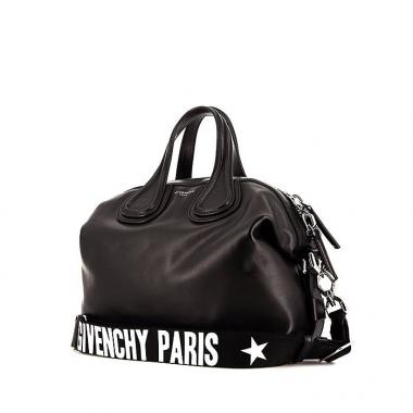 Givenchy Nightingale small model handbag in black leather