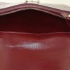 Hermès Jet pouch in burgundy box leather - Detail D2 thumbnail