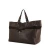 Jerome Dreyfuss shopping bag in brown leather and brown suede - 00pp thumbnail