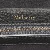 Mulberry bag worn on the shoulder or carried in the hand in black grained leather - Detail D4 thumbnail