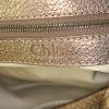 Bolso de mano Chloé Silverado en cuero dorado - Detail D3 thumbnail