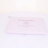 Chanel Deauville pouch in pink canvas - Detail D4 thumbnail