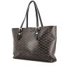 Goyard Marie Galante shopping bag in black monogram canvas and black leather - 00pp thumbnail
