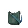 Hermès Mini Evelyne shoulder bag in green togo leather - 00pp thumbnail