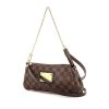 Louis Vuitton Eva handbag/clutch in brown damier canvas and brown leather - 00pp thumbnail