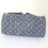 Louis Vuitton Neo Speedy handbag in denim and natural leather - Detail D4 thumbnail