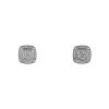 David Yurman Albion earrings in silver and diamonds - 00pp thumbnail