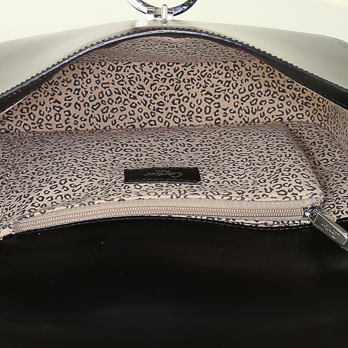 Sac à main Cartier Panthère en cuir noir - Detail D3