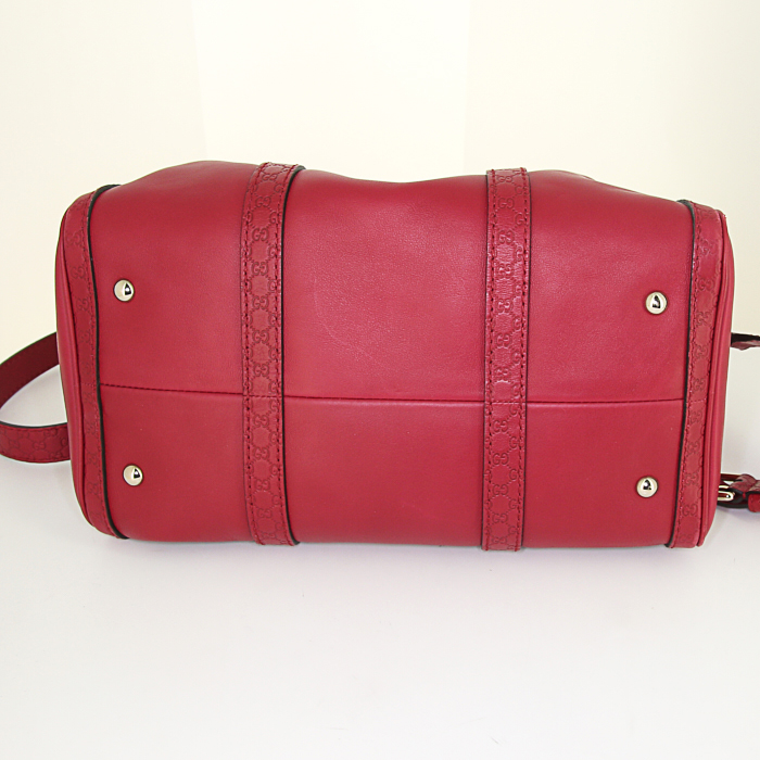 Borsa Gucci in pelle rossa - Detail D5